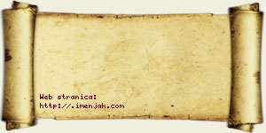 Emilija Jakišić vizit kartica